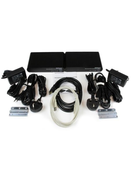 StarTech.com Extensor de Consola KVM HDMI USB por Cable Cat5e   Cat6 con Vídeo 1080p HD Sin Comprimir - 100m
