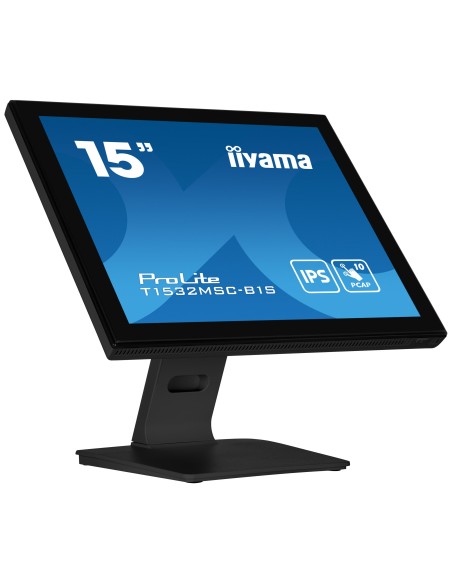 iiyama ProLite T1532MSC-B1S pantalla para PC 38,1 cm (15") 1024 x 768 Pixeles XGA LCD Pantalla táctil Negro