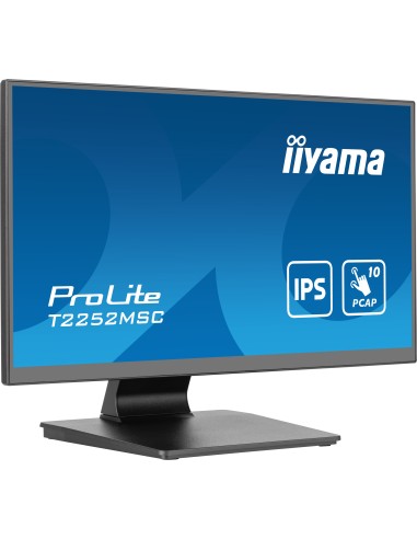 iiyama ProLite T2252MSC-B2 pantalla para PC 54,6 cm (21.5") 1920 x 1080 Pixeles Full HD LCD Pantalla táctil Negro