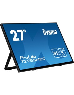 iiyama ProLite T2755MSC-B1 pantalla para PC 68,6 cm (27") 1920 x 1080 Pixeles Full HD LED Pantalla táctil Mesa Negro