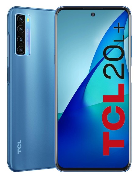 TCL 20 20L+ 16,9 cm (6.67") Ranura híbrida Dual SIM Android 11 4G USB Tipo C 6 GB 256 GB 5000 mAh Azul
