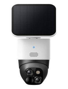 Eufy SoloCam S340, cámara solar de seguridad, cámara exterior inalámbrica, vigilancia de 360°, sin puntos ciegos, Wi - Fi 2,4 2
