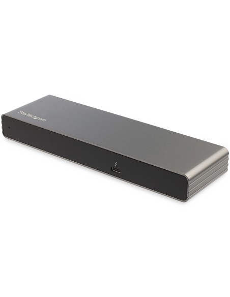 StarTech.com Dock Thunderbolt 3 - Docking Station Thunderbolt 3 de Dos Monitores DisplayPort HDMI y VGA 1080p para Portátil -