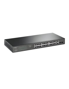 TP-Link TL-SG1428PE switch Gestionado L2 Gigabit Ethernet (10 100 1000) Energía sobre Ethernet (PoE) 1U Negro 2