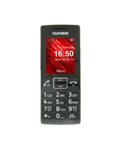 Telefunken TM 130 Cosi 5,59 cm (2.2") Negro Teléfono para personas mayores