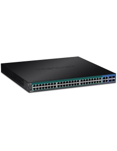 Trendnet TPE-5048WS switch Gestionado Gigabit Ethernet (10 100 1000) Energía sobre Ethernet (PoE) 1U Negro