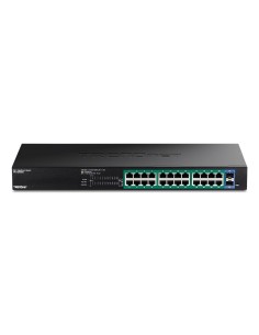 Trendnet TPE-TG262ES switch Gestionado Gigabit Ethernet (10 100 1000) Energía sobre Ethernet (PoE) Negro 2