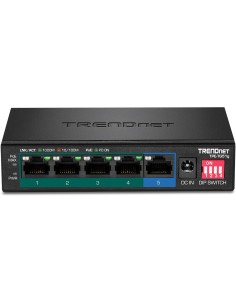 Trendnet TPE-TG51G switch Gigabit Ethernet (10 100 1000) Energía sobre Ethernet (PoE) Negro 2