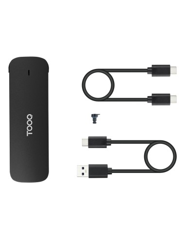 TooQ Caja Externa para SSD M.2 NVMe, Negro