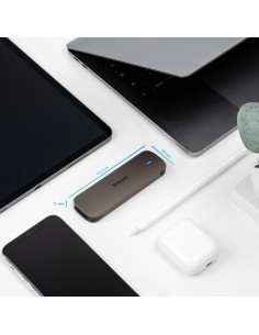 TooQ Caja Externa para SSD M.2 NGFF, Marrón 2