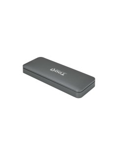 TooQ TQE-2281G caja para disco duro externo Caja externa para unidad de estado sólido (SSD) Gris M.2 2