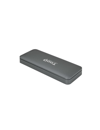 TooQ TQE-2281G caja para disco duro externo Caja externa para unidad de estado sólido (SSD) Gris M.2