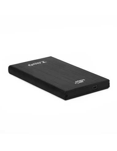 TooQ TQE-2522B caja para disco duro externo Caja de disco duro (HDD) Negro 2.5"