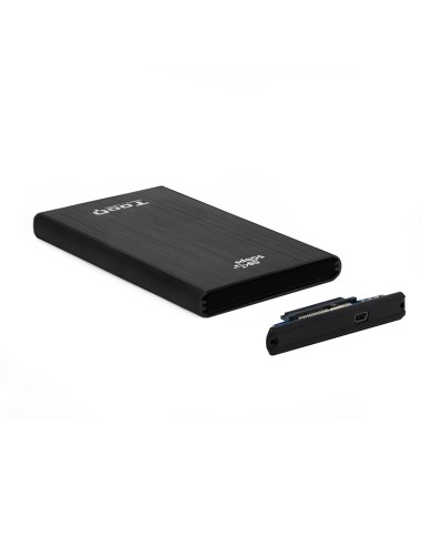 TooQ TQE-2522B caja para disco duro externo Caja de disco duro (HDD) Negro 2.5"