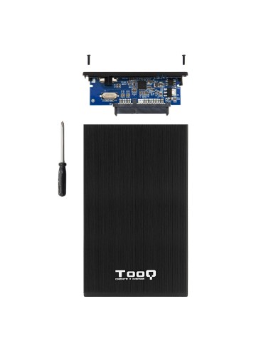TooQ CAJA HDD 2,5" SATA A USB 2.0 USB 3.0 NEGRA