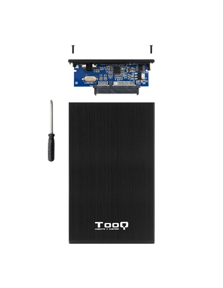 TooQ CAJA HDD 2,5" SATA A USB 2.0 USB 3.0 NEGRA