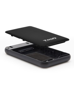 TooQ Caja externa para discos duros 2.5" SATA I II III a USB 3.1 Gen1 con UASP 2