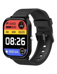 Celly TRAINERMATE2BK Relojes inteligentes y deportivos 5,11 cm (2.01") Digital 240 x 296 Pixeles Pantalla táctil Negro