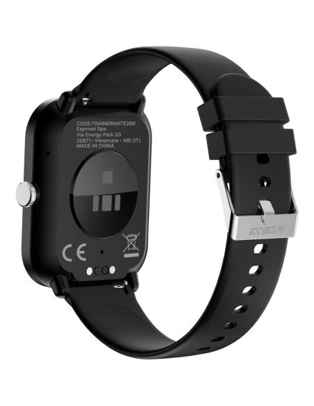 Celly TRAINERMATE2BK Relojes inteligentes y deportivos 5,11 cm (2.01") Digital 240 x 296 Pixeles Pantalla táctil Negro