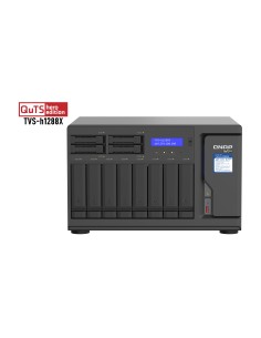 QNAP TVS-h1288X NAS Torre Intel® Xeon® W-1250 16 GB DDR4 0 TB QuTS hero Negro