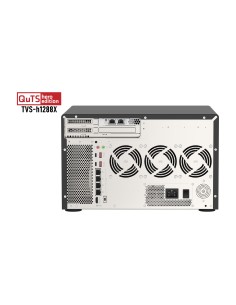 QNAP TVS-h1288X NAS Torre Intel® Xeon® W-1250 16 GB DDR4 0 TB QuTS hero Negro 2