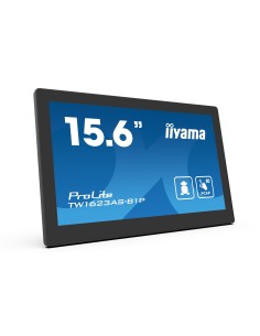 iiyama TW1623AS-B1P pantalla de señalización Panel plano interactivo 39,6 cm (15.6") Wifi 450 cd   m² Double Full HD Negro