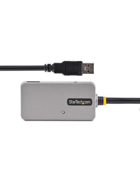 StarTech.com U01043-USB-EXTENDER hub de interfaz USB 3.2 Gen 1 (3.1 Gen 1) Type-A 5000 Mbit s Negro, Plata