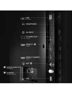 Hisense 75E7NQ 190,5 cm (75") 4K Ultra HD Smart TV Wifi Negro 350 cd   m² 2