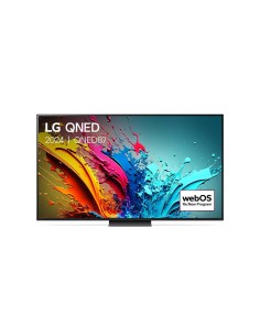 LG QNED 75QNED87T6B 190,5 cm (75") 4K Ultra HD Smart TV Wifi Negro, Plata