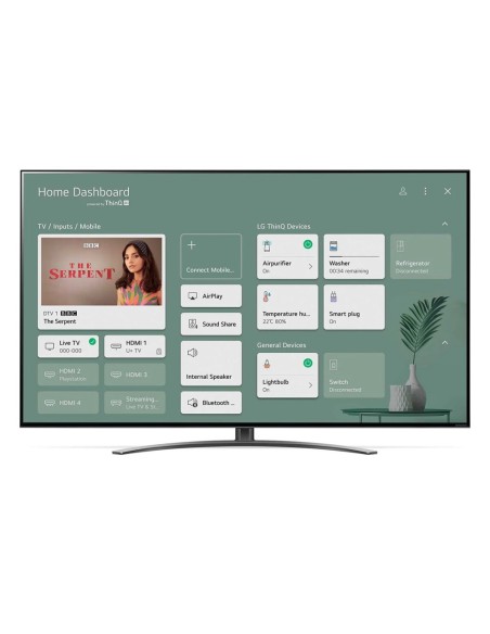 LG 75QNED916PA Televisor 190,5 cm (75") 4K Ultra HD Smart TV Wifi Negro, Plata