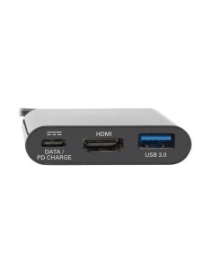 Tripp Lite U444-06N-H4UB-C Adaptador USB-C a HDMI 4K con Puerto USB-A y Carga PD, HDCP, Negro 2