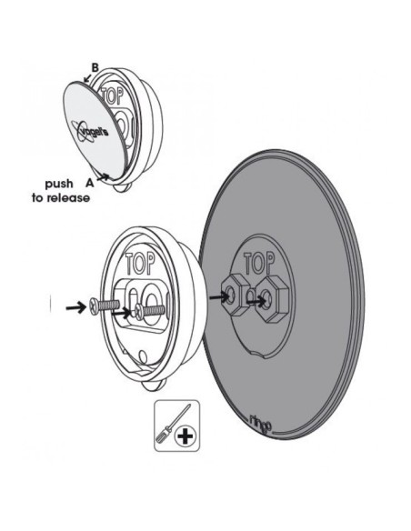 Vogel's TMM 107 Negro, Plata