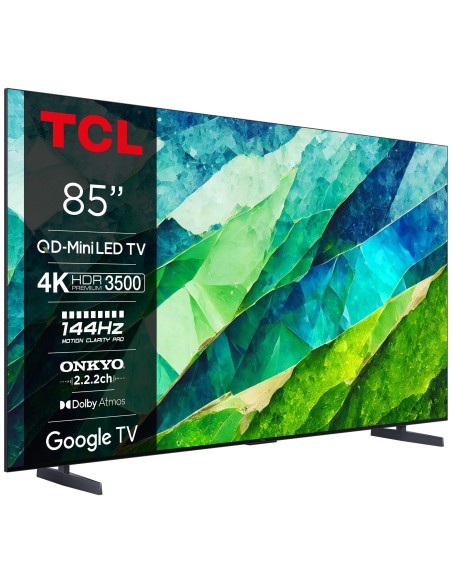 TCL C855 85C855 Televisor 2,16 m (85") 4K Ultra HD Smart TV Wifi Negro 3500 cd   m²