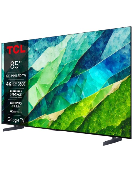 TCL C855 85C855 Televisor 2,16 m (85") 4K Ultra HD Smart TV Wifi Negro 3500 cd   m²