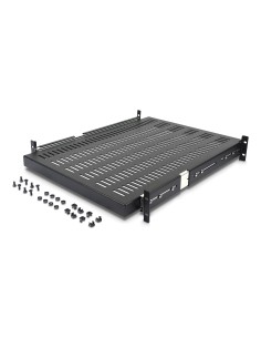 StarTech.com Estante Bandeja Deslizante Perforada Telescópica para Armario Rack de Profundidad Ajustable - 2U 22.7kg 2