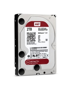 Western Digital Red Pro disco duro interno 2 TB 7200 RPM 64 MB 3.5" Serial ATA III 2