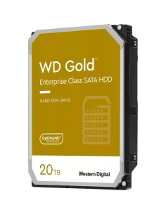 Western Digital Gold disco duro interno 20 TB 7200 RPM 512 MB 3.5" Serial ATA III