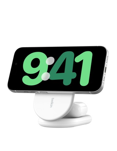 Belkin BoostCharge Auriculares, Smartphone Blanco USB Cargador inalámbrico Carga rápida Interior