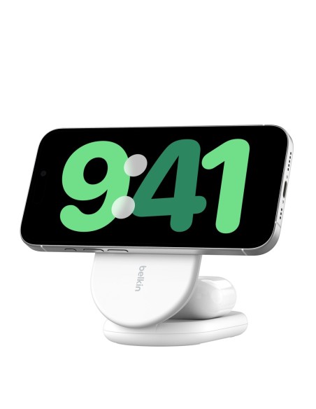 Belkin BoostCharge Auriculares, Smartphone Blanco USB Cargador inalámbrico Carga rápida Interior