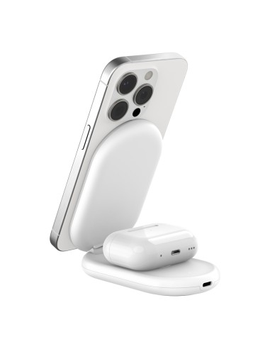 Belkin BoostCharge Auriculares, Smartphone Blanco USB Cargador inalámbrico Carga rápida Interior
