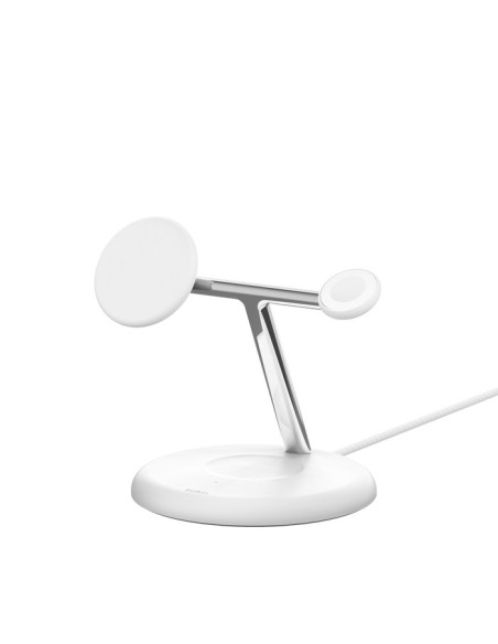 Belkin WIZ023VFWH cargador de dispositivo móvil Auriculares, Smartphone, Reloj inteligente Blanco USB Cargador inalámbrico