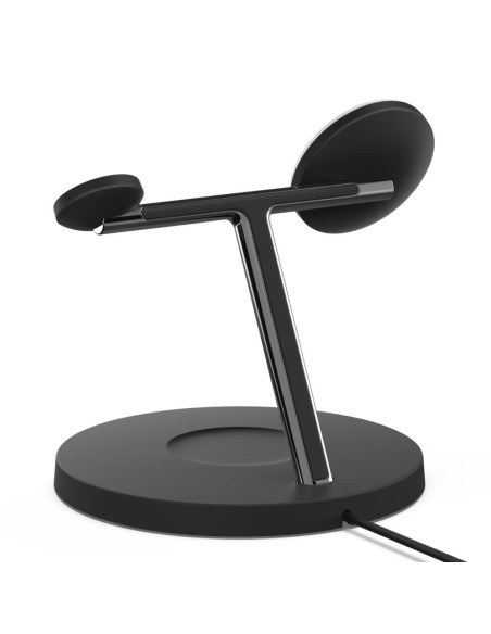 Belkin WIZ017vfBK Auriculares, Smartphone, Reloj inteligente Negro Corriente alterna Cargador inalámbrico Carga rápida Interior