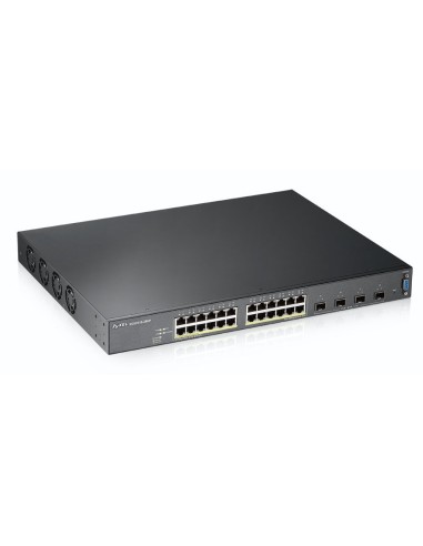 Zyxel XGS2210-28HP Gestionado L2 Gigabit Ethernet (10 100 1000) Energía sobre Ethernet (PoE) 1U Negro