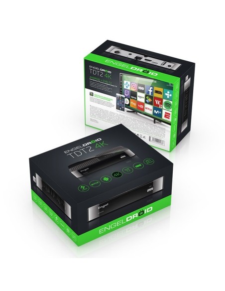 Engel EN1020K descodificador para televisor Cable Full HD Negro