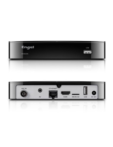 Engel EN1020K descodificador para televisor Cable Full HD Negro