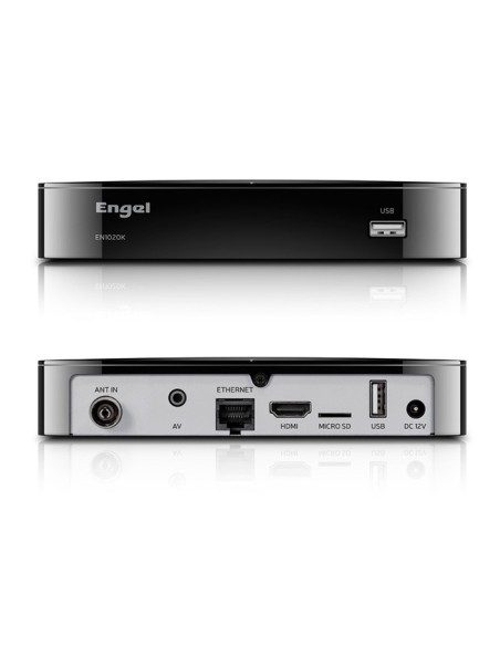 Engel EN1020K descodificador para televisor Cable Full HD Negro
