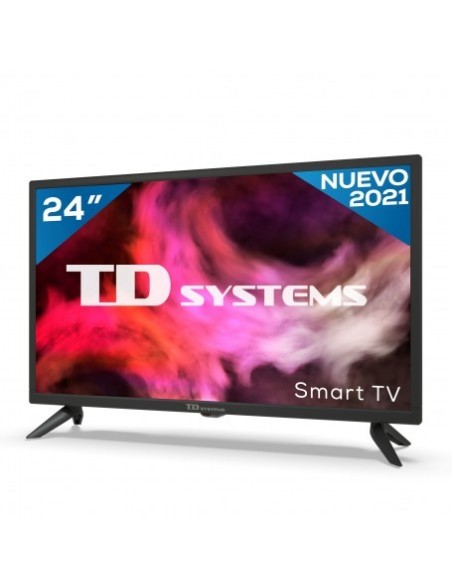 TD Systems K24DLG12HS Televisor 61 cm (24") HD Smart TV Wifi Negro 200 cd   m²