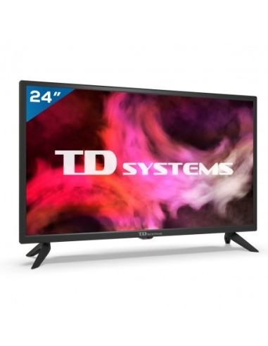 TD Systems K24DLG12HS Televisor 61 cm (24") HD Smart TV Wifi Negro 200 cd   m²