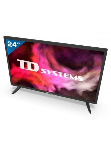 TD Systems K24DLG12HS Televisor 61 cm (24") HD Smart TV Wifi Negro 200 cd   m²