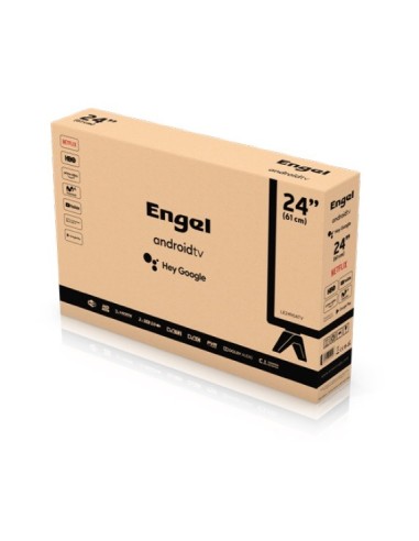 Engel LE 2490 ATV 61 cm (24") HD Smart TV Wifi Negro 160 cd   m²